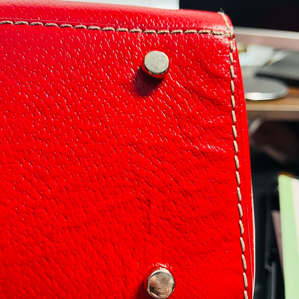 Kate Spade Vibrant Red Satchel - NWOT - Picture 5 of 16